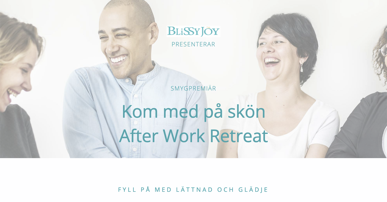 Kom med på After Work RETREAT